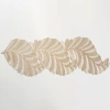 Yijia PVC table mat with gilded and hollowed-out leaves, long towel table flag, heat insulation pad, light luxury cross-border no-wash table mat Application Scenario